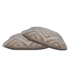 Load image into Gallery viewer, 2 Grey Mini Diamond Tassle Cushions
