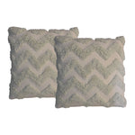 Load image into Gallery viewer, Sage-Green-Zig-zag-Cushion-Set-of-2
