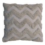 Load image into Gallery viewer, Grey Zig-zag Cushion Set of 2
