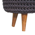 Load image into Gallery viewer, Keeva Grey Oblong Footstool
