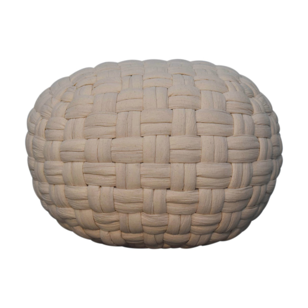 White-Tube-Pouffe