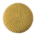 Load image into Gallery viewer, Keeva Mustard Round Footstool
