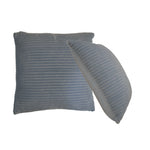 Load image into Gallery viewer, Ribbed-Grey-Cushion-Set-of-2
