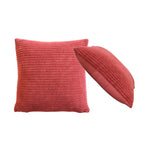 Load image into Gallery viewer, Ribbed-Red-Cushion-Set-of-2
