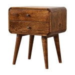 Load image into Gallery viewer, Curved Chestnut Bedside
