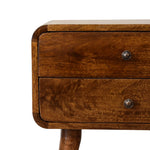 Load image into Gallery viewer, Curved Chestnut Bedside
