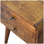 Load image into Gallery viewer, Curved Chestnut Bedside
