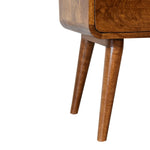 Load image into Gallery viewer, Curved Chestnut Bedside
