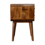 Load image into Gallery viewer, Curved Chestnut Bedside
