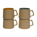 Load image into Gallery viewer, Cream &amp; Multi Mug Set of 4
