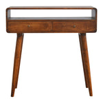 Load image into Gallery viewer, Curved-Chestnut-Console-Table
