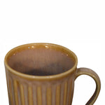 Load image into Gallery viewer, Beige Ribbed Mug - Set of 4
