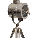 Load image into Gallery viewer, Chrome Tripod Spotlight Floor Lamp
