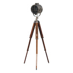 Load image into Gallery viewer, Caged Chrome Spotlight Floor Lamp
