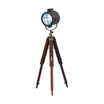 Load image into Gallery viewer, Caged Chrome Spotlight Floor Lamp
