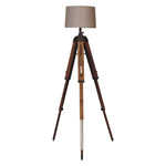 Load image into Gallery viewer, Wooden Tripod Lamp
