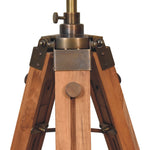 Load image into Gallery viewer, Wooden Tripod Lamp
