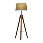 Load image into Gallery viewer, Fixed Chrome Tripod Floor Lamp
