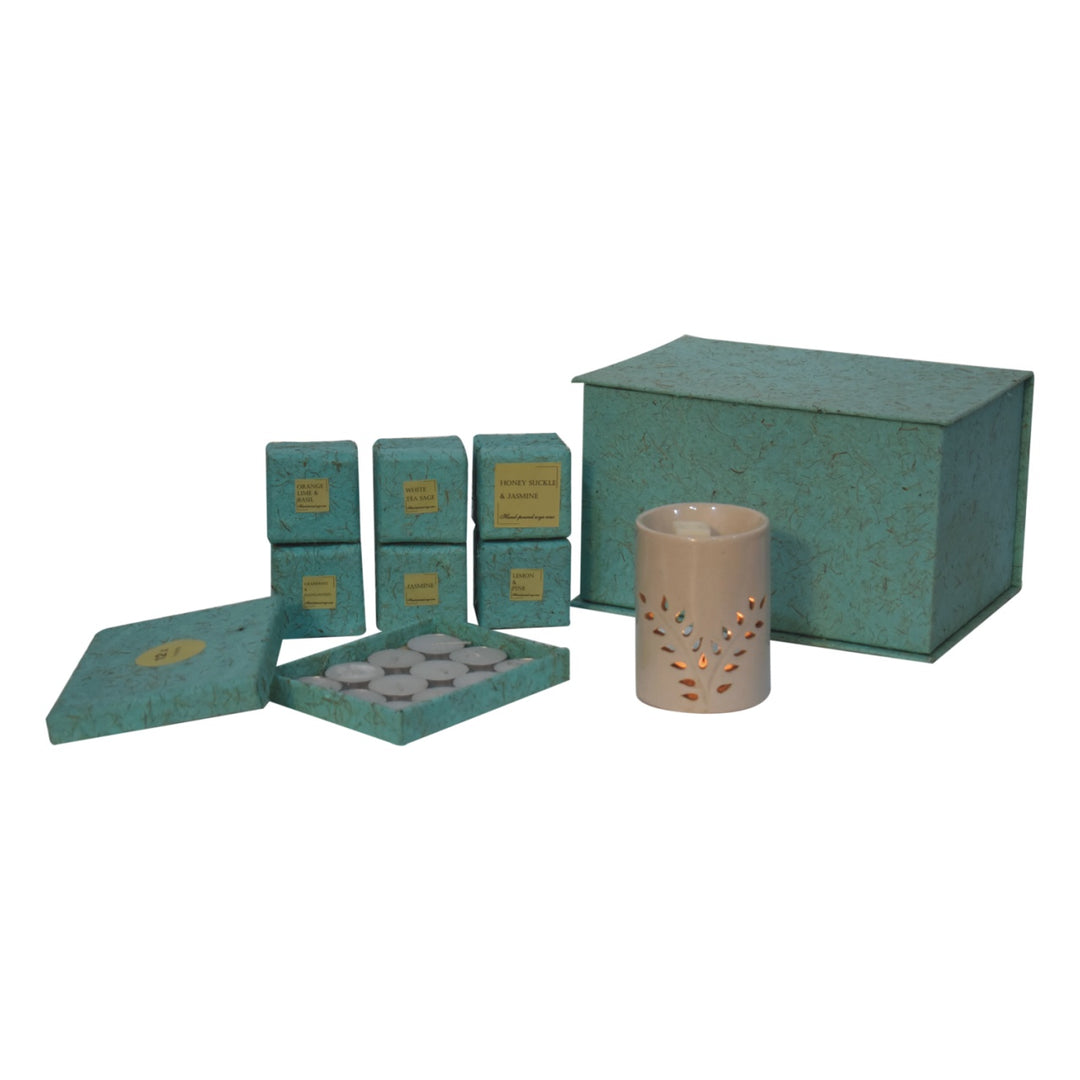 Cut-out-Leaf-Wax-Melter-Set-(Fruit)