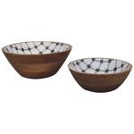 Load image into Gallery viewer, 2x-Lacquered-Flower-Bowl-Set
