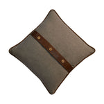 Load image into Gallery viewer, Quin Leather Sand Cushion Set of 2
