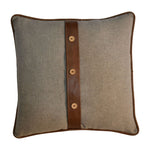 Load image into Gallery viewer, Quin Leather Sand Cushion Set of 2
