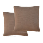 Load image into Gallery viewer, Brown-Cotton-Cushion-Set-of-2
