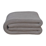 Load image into Gallery viewer, Double-Grey-Knitted-Throw
