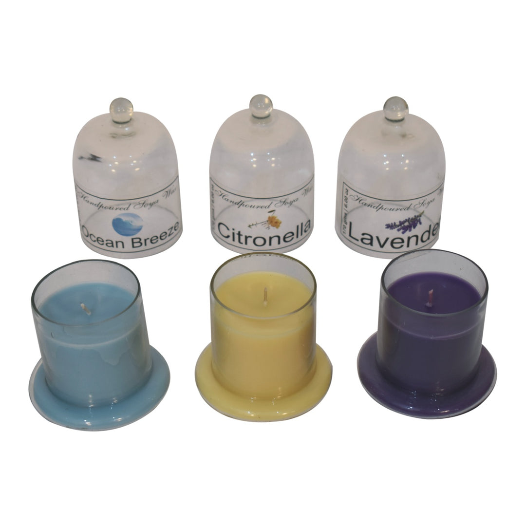 Bell Jar Candle Set (Summer)