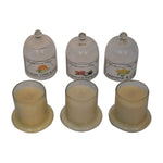 Load image into Gallery viewer, Bell Jar Candle Set of 3 (Fruit)
