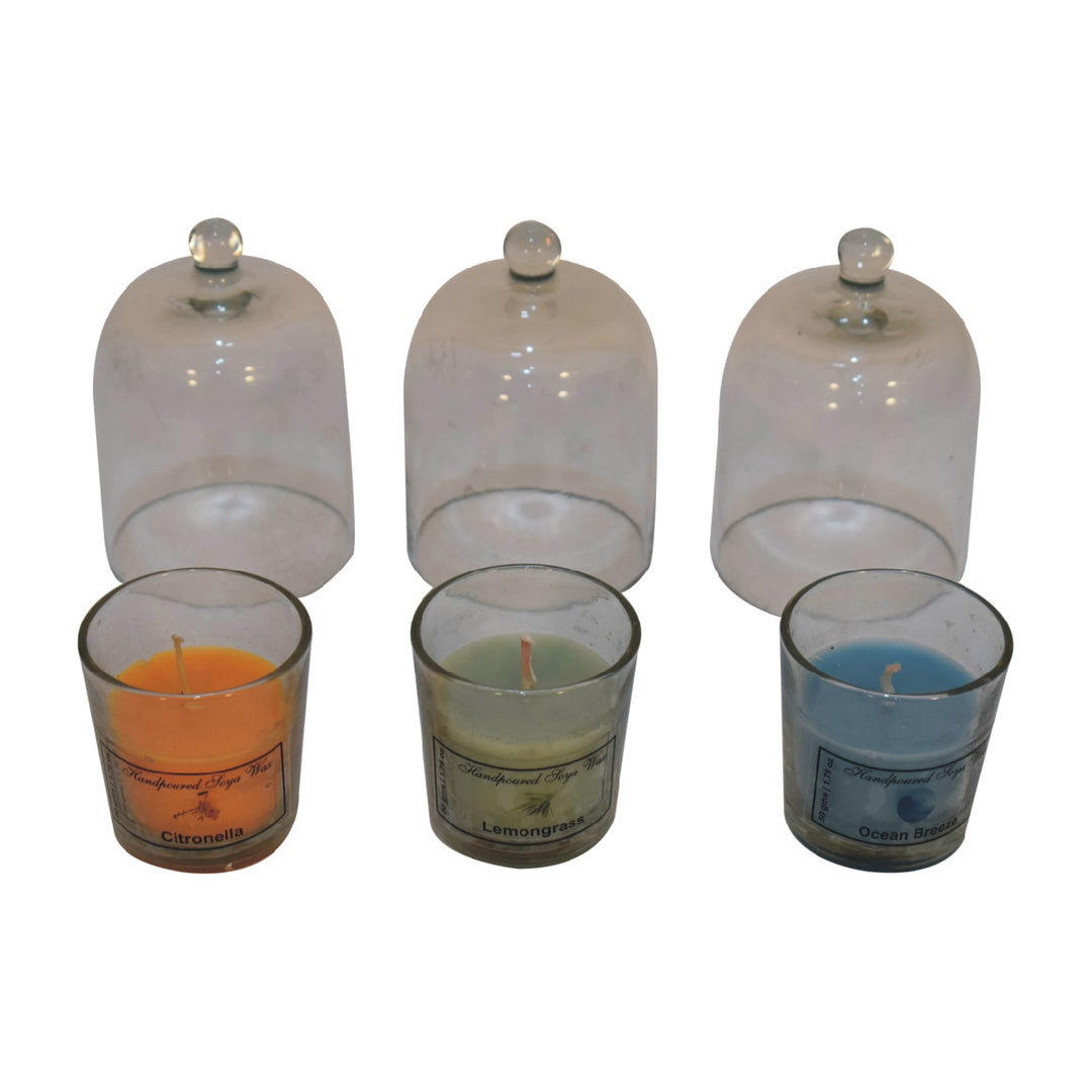 Round Candle Set of 3 (Summer)