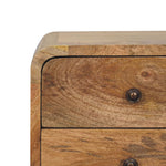 Load image into Gallery viewer, Mini Oak-ish Curved Bedside
