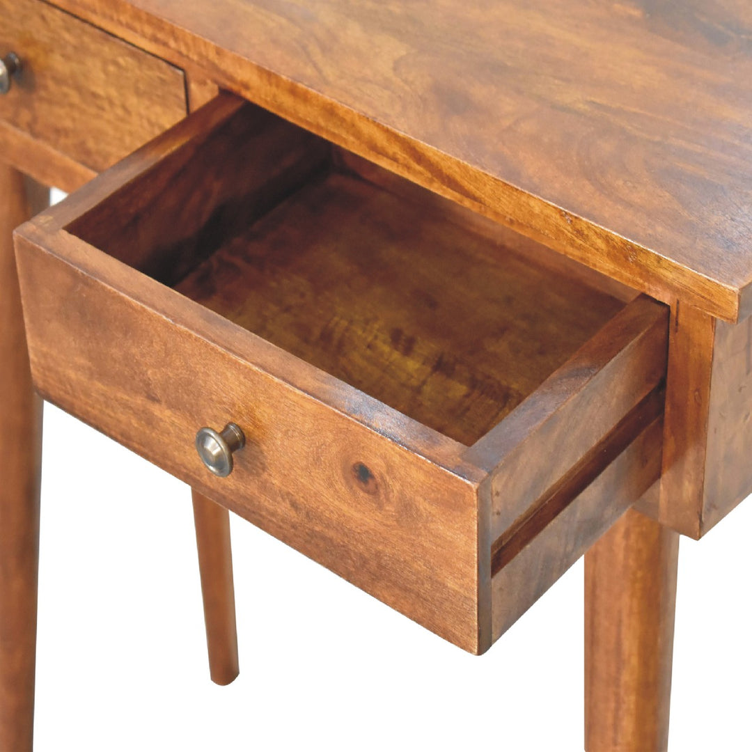 Mini Chestnut Hallway Console