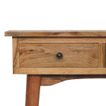 Load image into Gallery viewer, Mini Oak-ish Hallway Console Table
