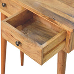 Load image into Gallery viewer, Mini Oak-ish Hallway Console Table
