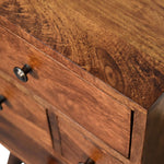 Load image into Gallery viewer, 4 Drawer Multi Chestnut Bedside
