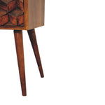 Load image into Gallery viewer, Mini Chestnut Cube 2 Drawer Bedside
