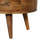 Load image into Gallery viewer, Mini Oak-ish Rounded Coffee Table
