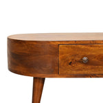 Load image into Gallery viewer, Mini Chestnut Rounded Coffee Table
