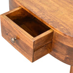 Load image into Gallery viewer, Mini Chestnut Rounded Coffee Table
