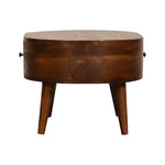 Load image into Gallery viewer, Mini Chestnut Rounded Coffee Table
