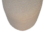 Load image into Gallery viewer, Boucle Cream Round Footstool
