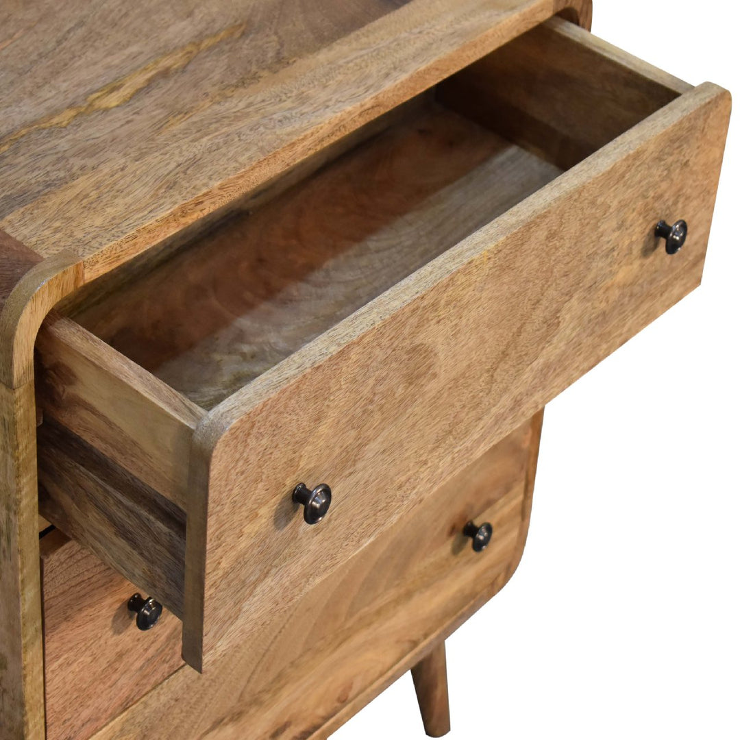 Mini Curved Oak-ish Chest