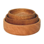 Load image into Gallery viewer, Solid-Wood-Fruit-Bowl-Set-of-3
