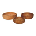 Load image into Gallery viewer, Solid Wood Fruit Bowl Set of 3
