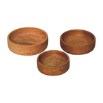 Load image into Gallery viewer, Solid Wood Fruit Bowl Set of 3
