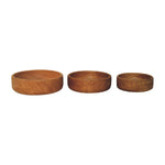 Load image into Gallery viewer, Solid Wood Fruit Bowl Set of 3
