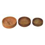 Load image into Gallery viewer, Solid Wood Fruit Bowl Set of 3
