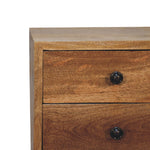 Load image into Gallery viewer, Mini 2 Drawer Oak-ish Bedside
