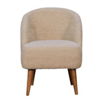 Load image into Gallery viewer, Cream-Boucle-Tub-Chair
